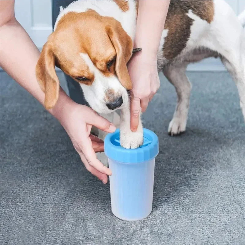 Dog & Cat Paw Cleaning Cup – Gentle, Easy Pet Foot Wash