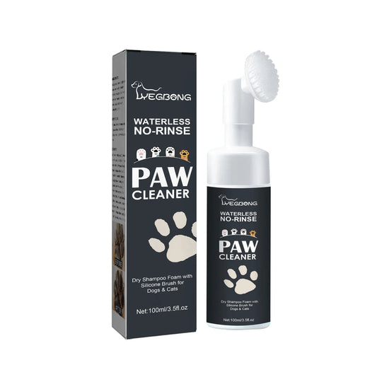 Pet Dry Shampoo Paw Cleaner with Built-In Brush (100ml) - Cidero & Co.