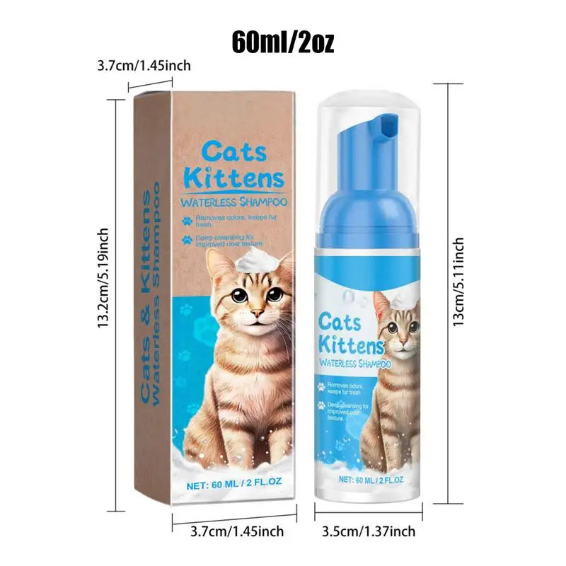 Waterless Cat Shampoo (60ml)