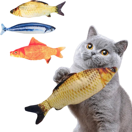 Plush Fish Cat Toy - Cidero & Co.