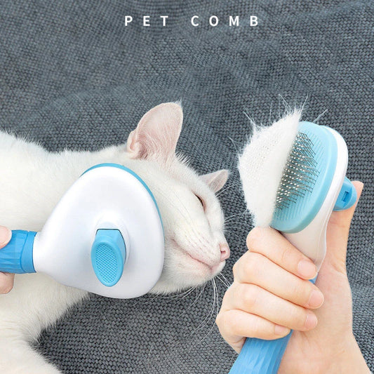 One-Click Self-Cleaning Pet Brush