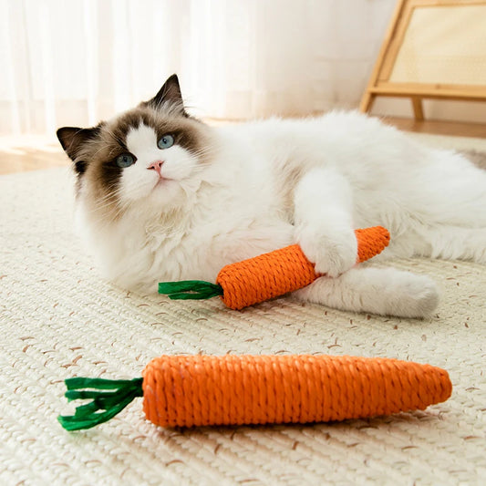 Cat Carrot Chew Toy - Cidero & Co.