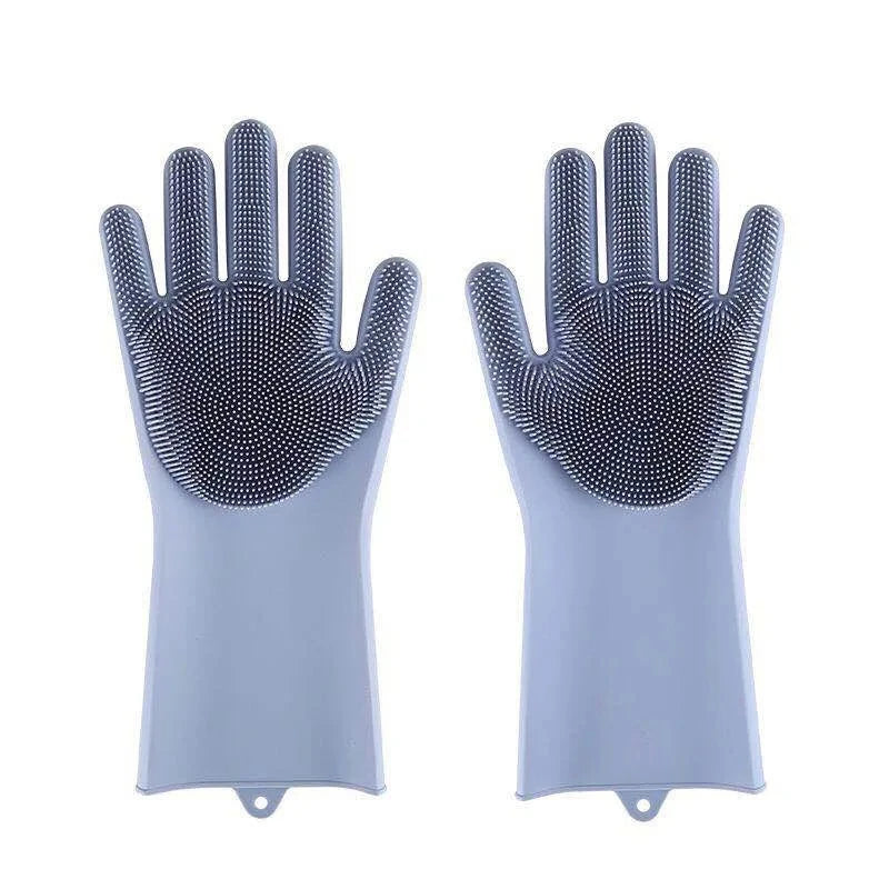Pet Grooming & Bathing Silicone Gloves