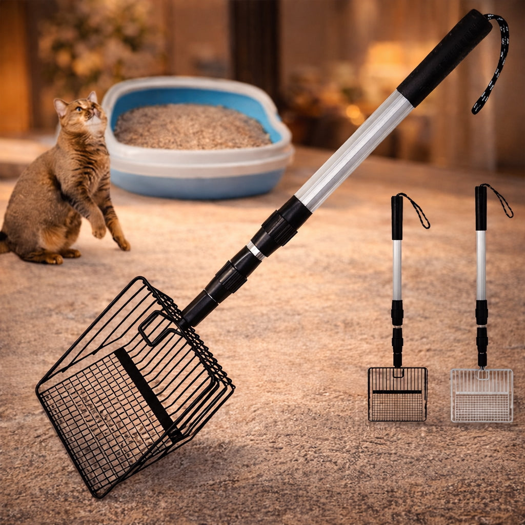 Retractable No-Bend Cat Litter Scoop - Cidero & Co.