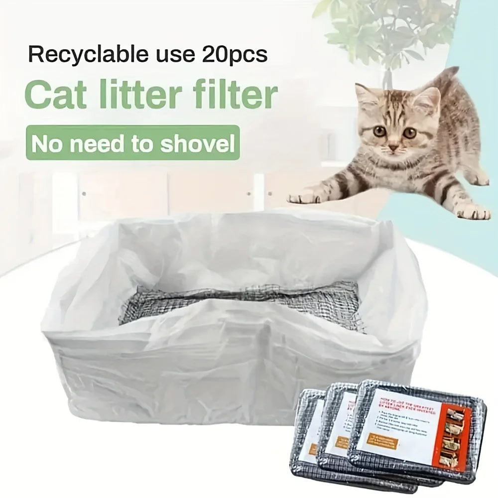 Reusable Cat Litter Sifting Liners (10 pieces) - Cidero & Co.
