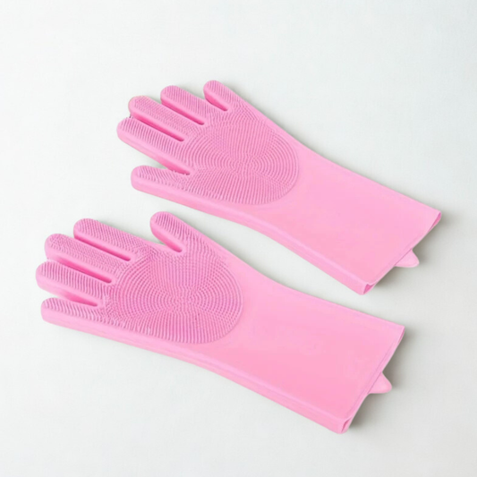 Pet Grooming & Bathing Silicone Gloves