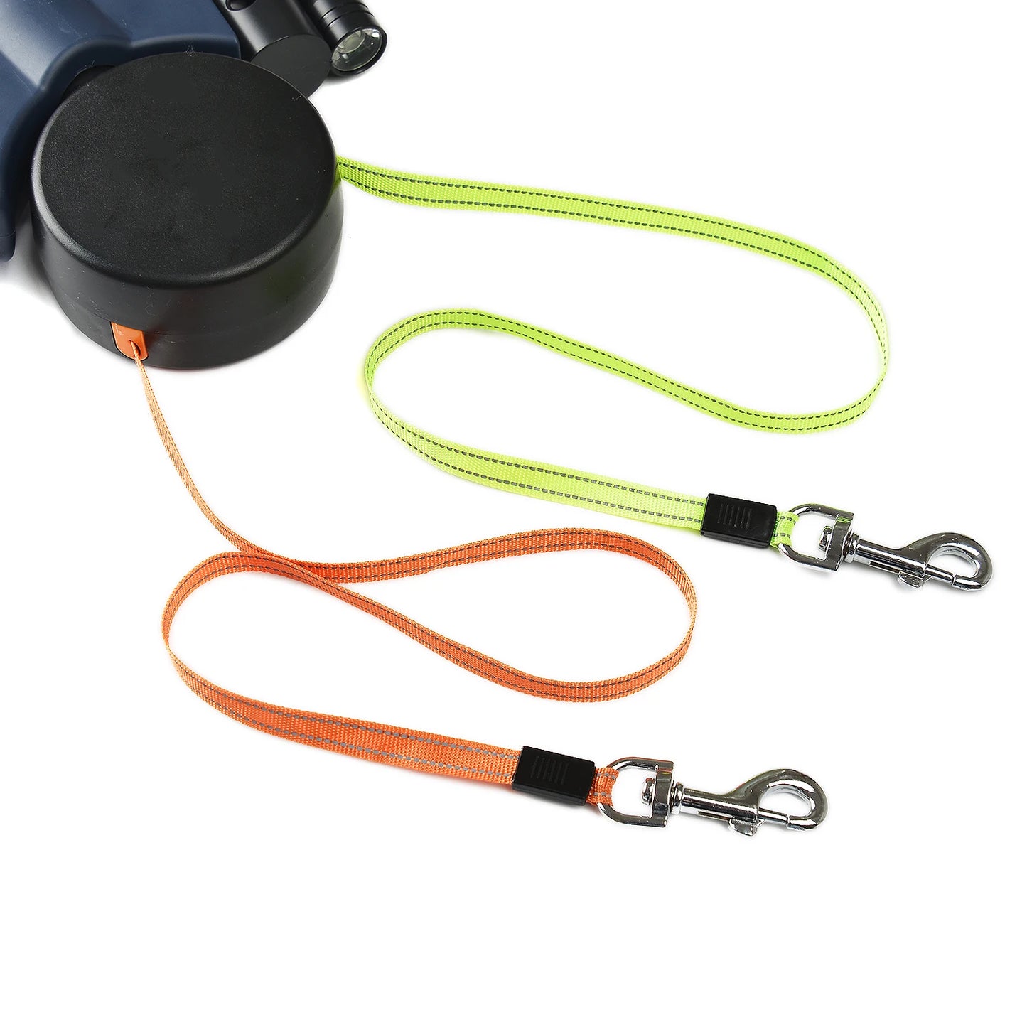 3M Retractable Dual Dog Leash with LED Lights