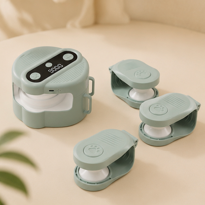 Interactive Hunting Spinner for Cats on a beige surface