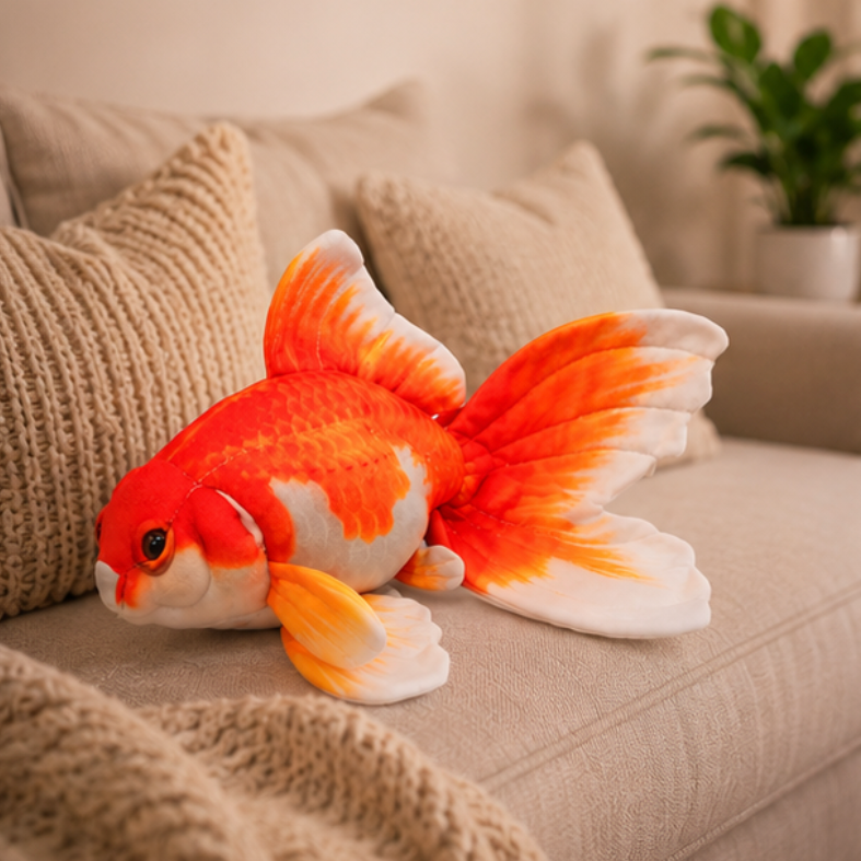 Jumbo Goldfish Kicker Plush for Cats – Cidero & Co.