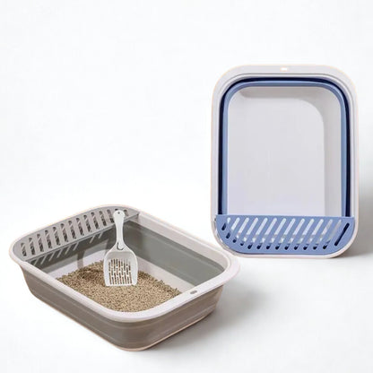 Portable Foldable Cat Litter Box (+FREE Scoop)