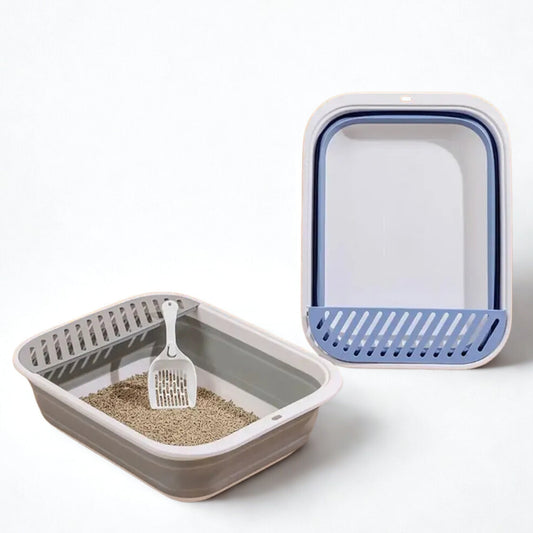 Portable Foldable Cat Litter Box (+FREE Scoop)
