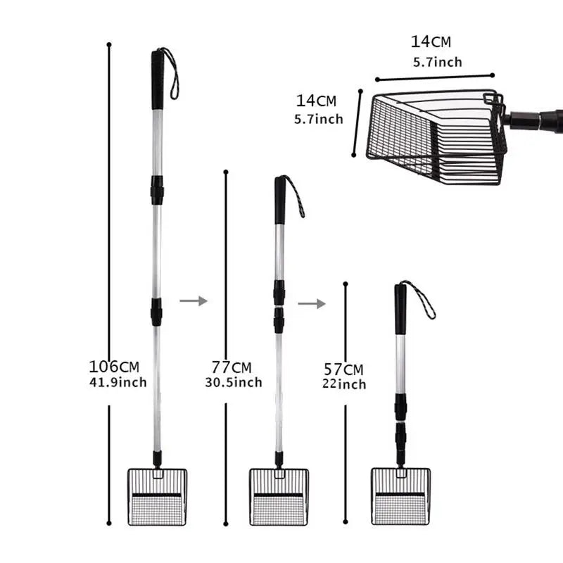 Retractable No-Bend Cat Litter Scoop - Cidero & Co.