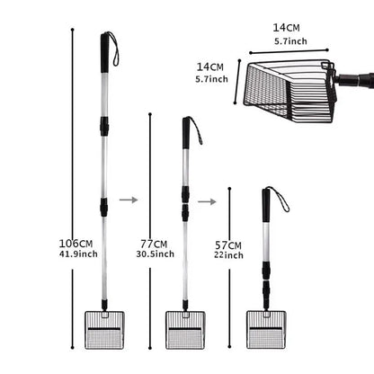 Retractable No-Bend Cat Litter Scoop - Cidero & Co.