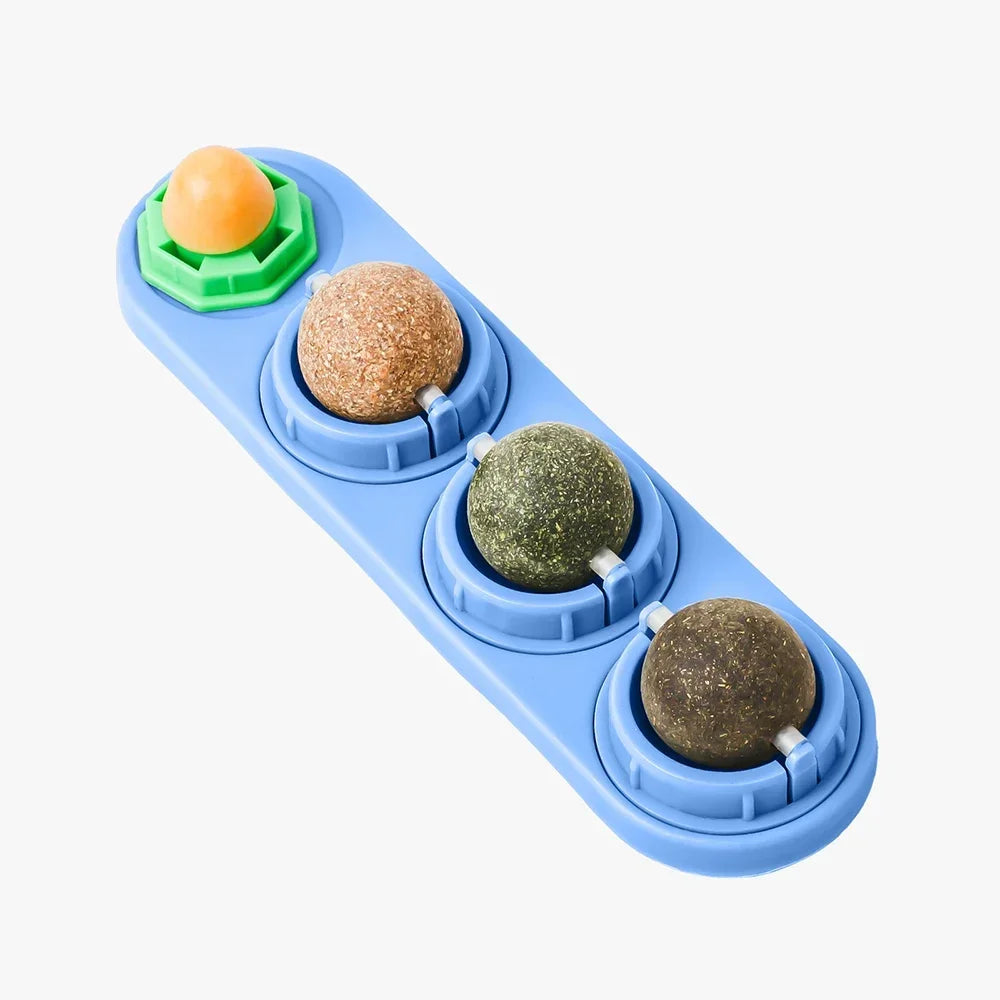 4-in-1 Catnip & Silvervine Ball Toy