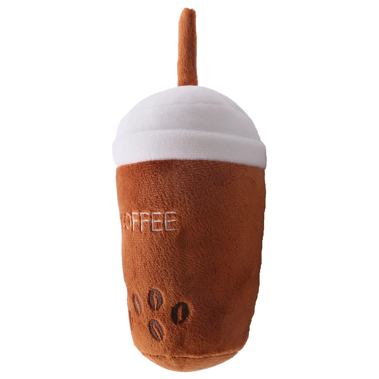 Plush Coffee Cup Dog Toy - Cidero & Co.