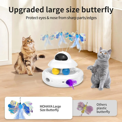 Motion Activated 4-in-1 Interactive Cat Toy