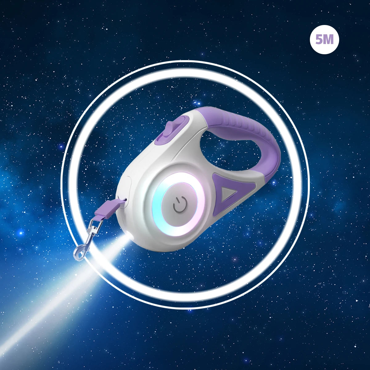 LED Retractable Dog Leash – Safe, Stylish & Convenient