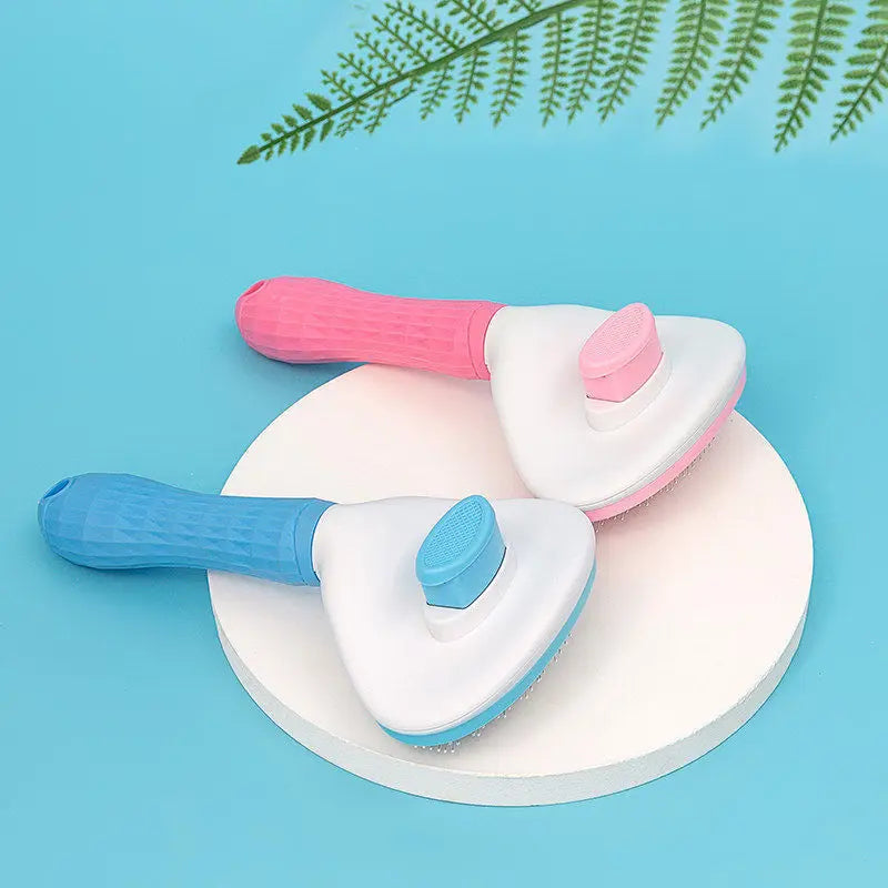 One-Click Self-Cleaning Pet Brush