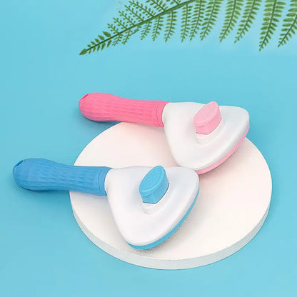One-Click Self-Cleaning Pet Brush