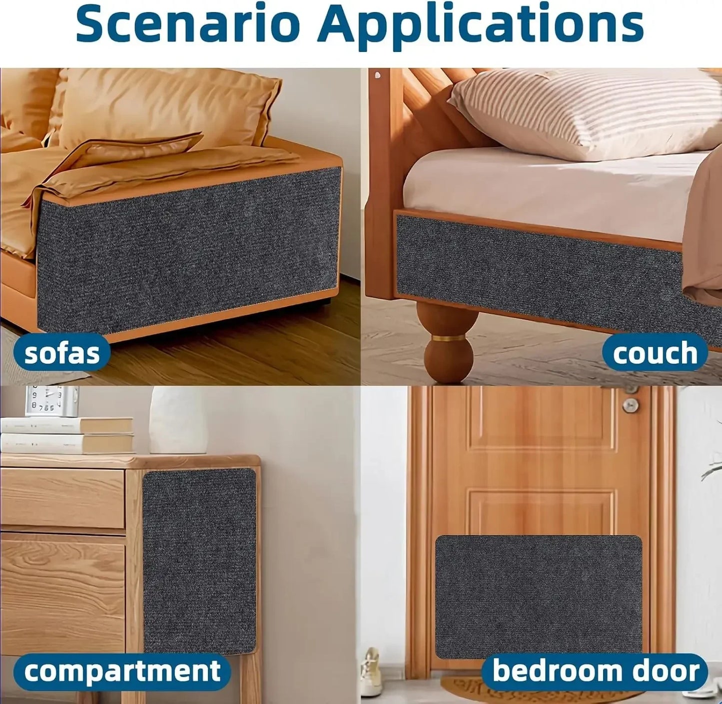 Trimmable Self-Adhesive Cat Scratching Mat - Cidero & Co.