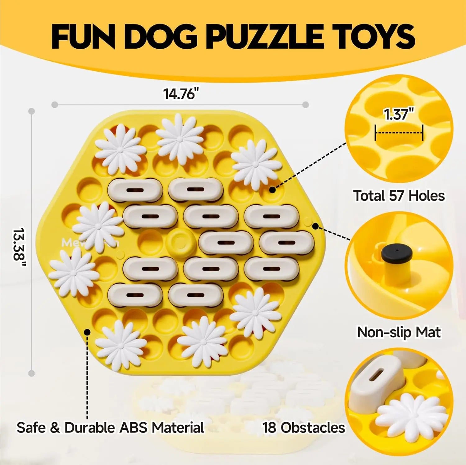 Interactive Honeycomb Pet Puzzle Toy - Cidero & Co.