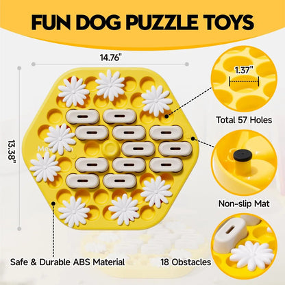 Interactive Honeycomb Pet Puzzle Toy - Cidero & Co.