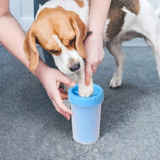Dog & Cat Paw Cleaning Cup – Gentle, Easy Pet Foot Wash