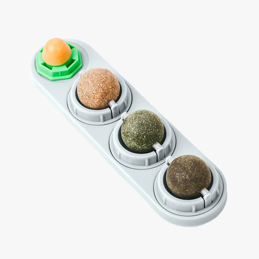 4-in-1 Catnip & Silvervine Ball Toy