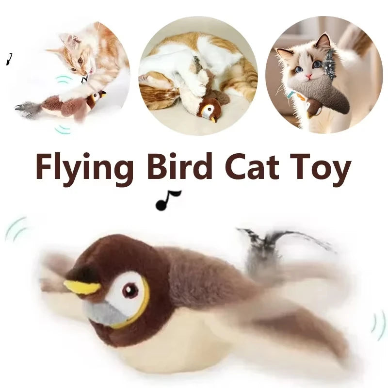 Interactive Bird Cat Toy with Catnip - Cidero & Co.
