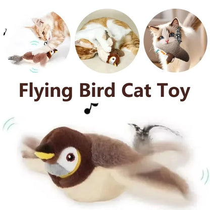 Interactive Bird Cat Toy with Catnip - Cidero & Co.