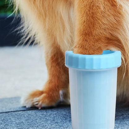 Dog & Cat Paw Cleaning Cup – Gentle, Easy Pet Foot Wash