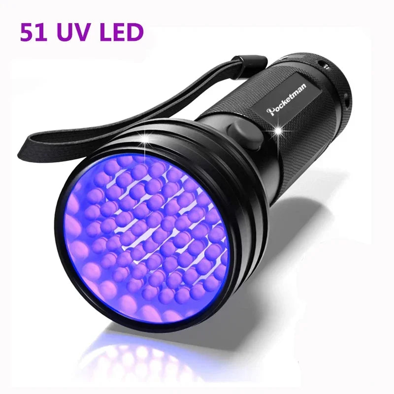 Portable UV Blacklight Flashlight
