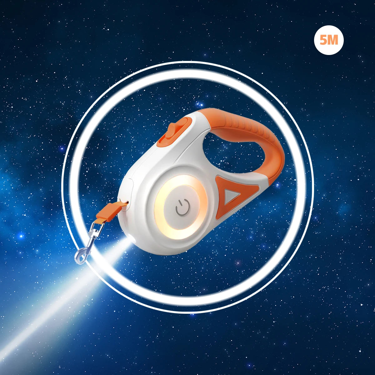 LED Retractable Dog Leash – Safe, Stylish & Convenient