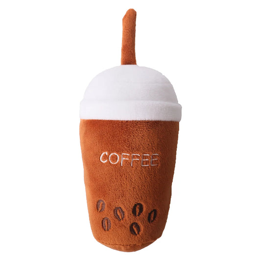 Plush Coffee Cup Dog Toy - Cidero & Co.