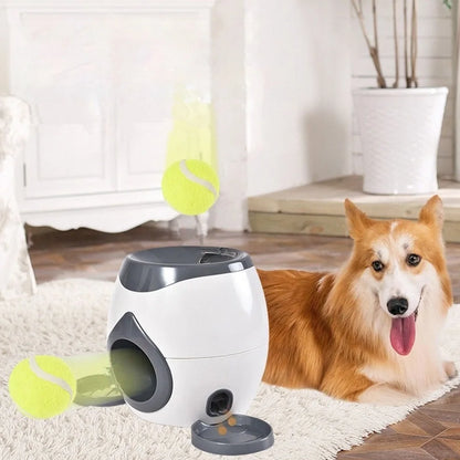 Automatic Dog Ball Launcher + Treat Reward Machine