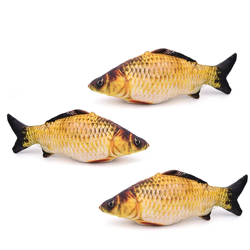 Plush Fish Cat Toy - Cidero & Co.