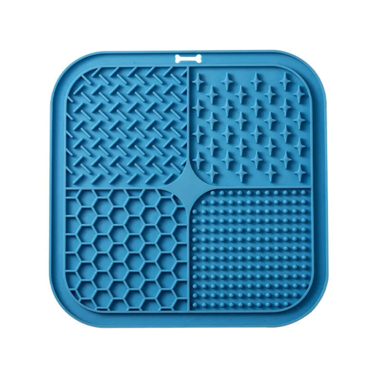 Dog Slow Feeding Licking Pad – Silicone Meal & Treat Board