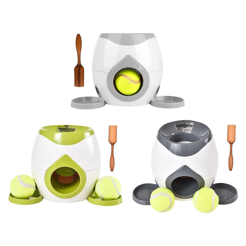 Automatic Dog Ball Launcher + Treat Reward Machine