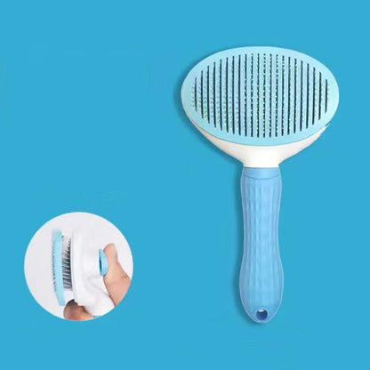 One-Click Self-Cleaning Pet Brush