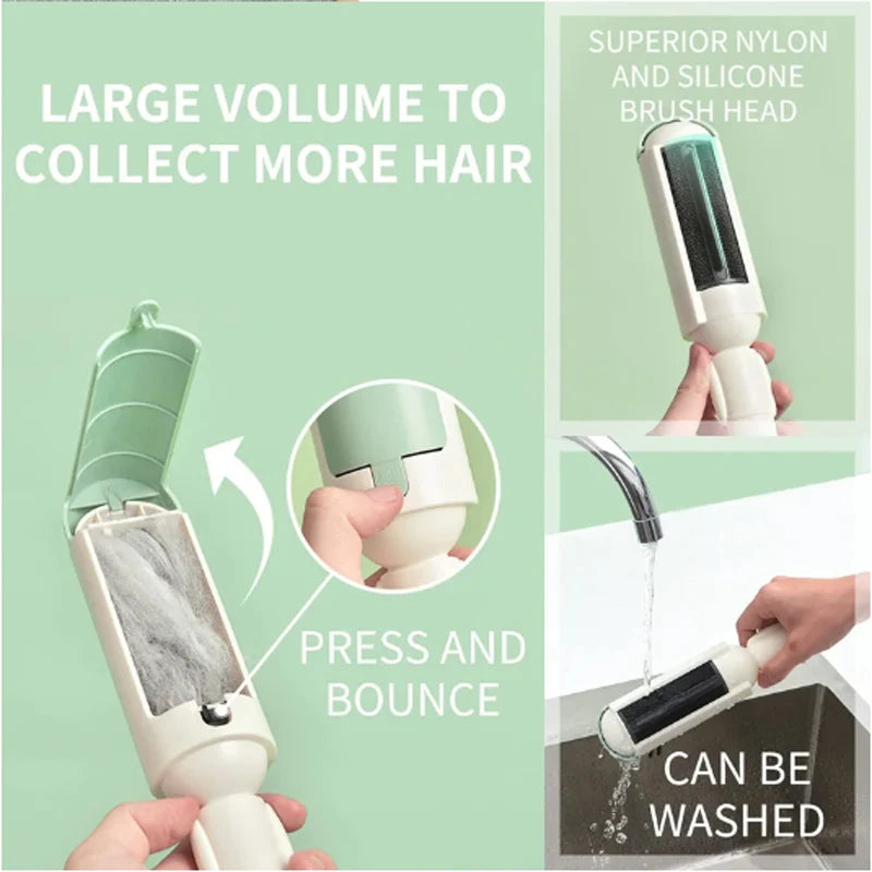Reusable Pet Hair Remover Roller – Reusable Cat & Dog Hair Cleaner