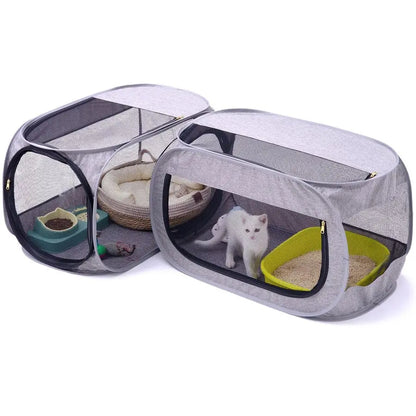 High‑Strength Mesh Indoor Cat Enclosure