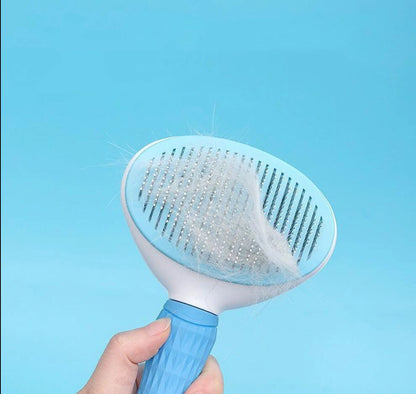 One-Click Self-Cleaning Pet Brush
