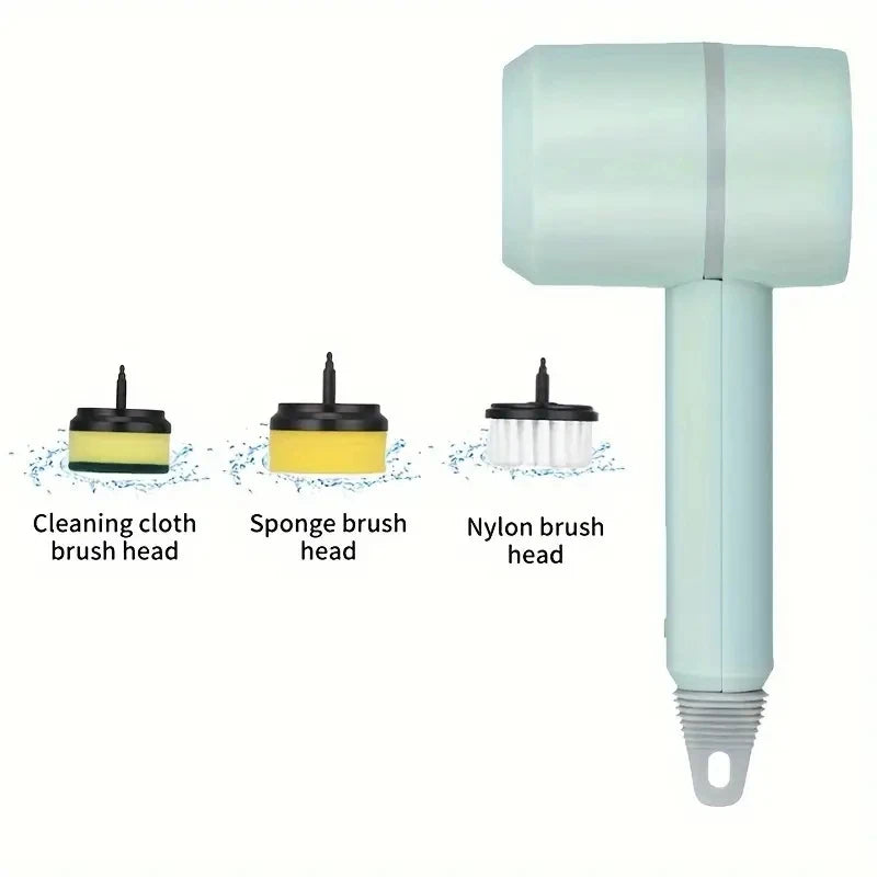 3-in-1 Electric Cleaning Brush — USB Rechargeable Power Scrubber
