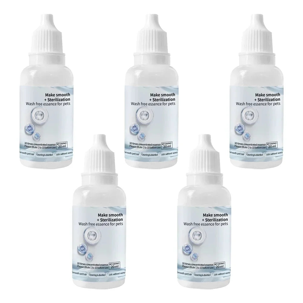 Wash-Free Cat & Dog Grooming Essence for Steam Brush (20ml)