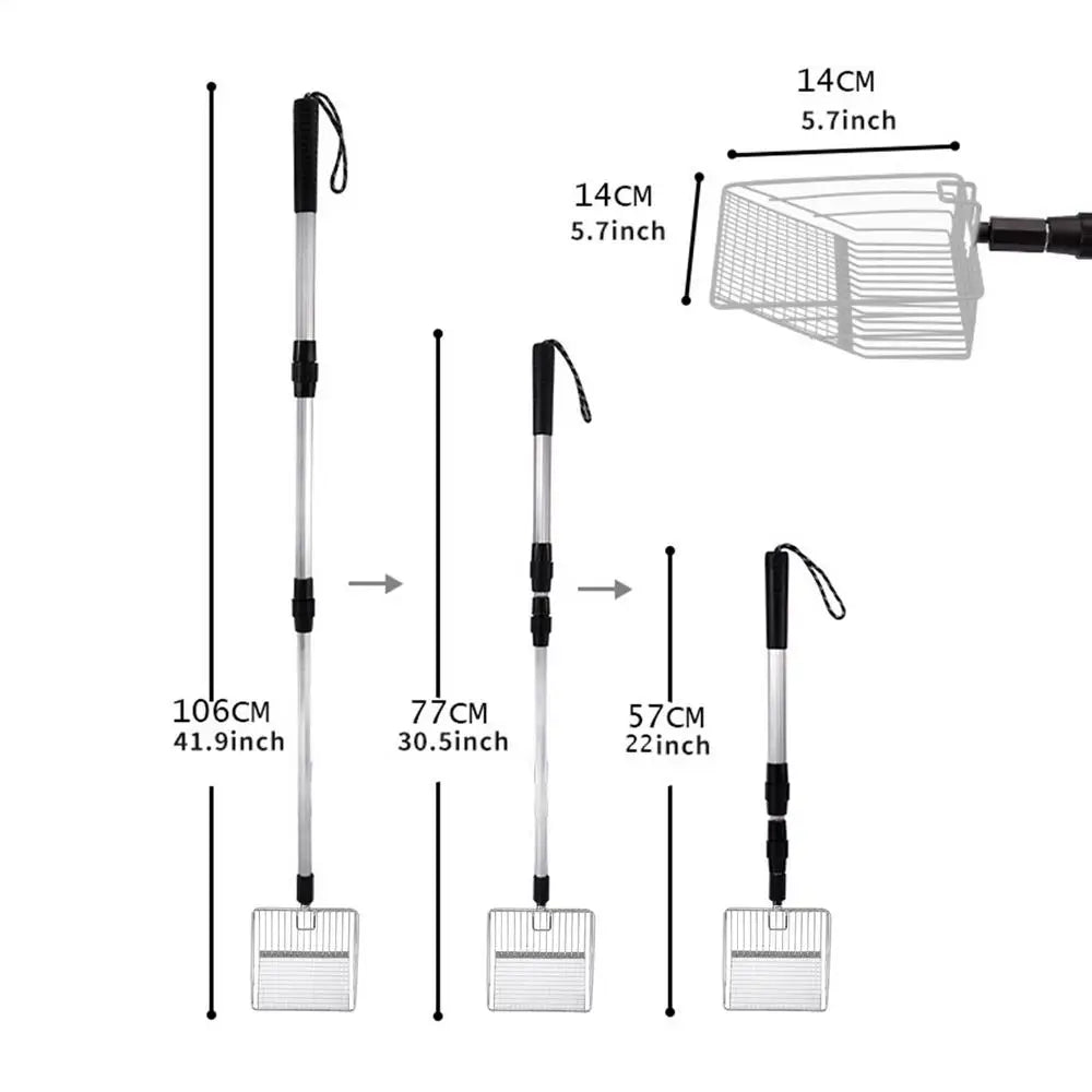 Retractable No-Bend Cat Litter Scoop - Cidero & Co.