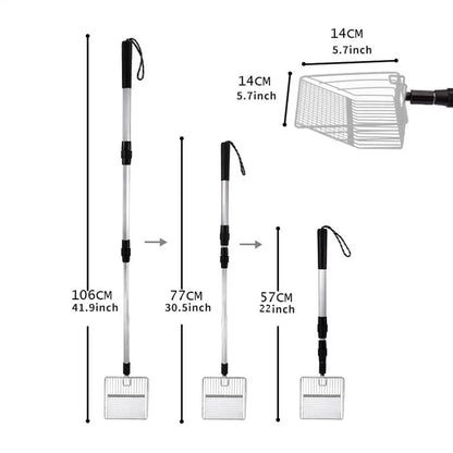 Retractable No-Bend Cat Litter Scoop - Cidero & Co.
