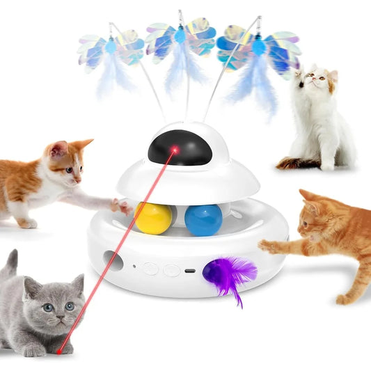 Motion Activated 4-in-1 Interactive Cat Toy