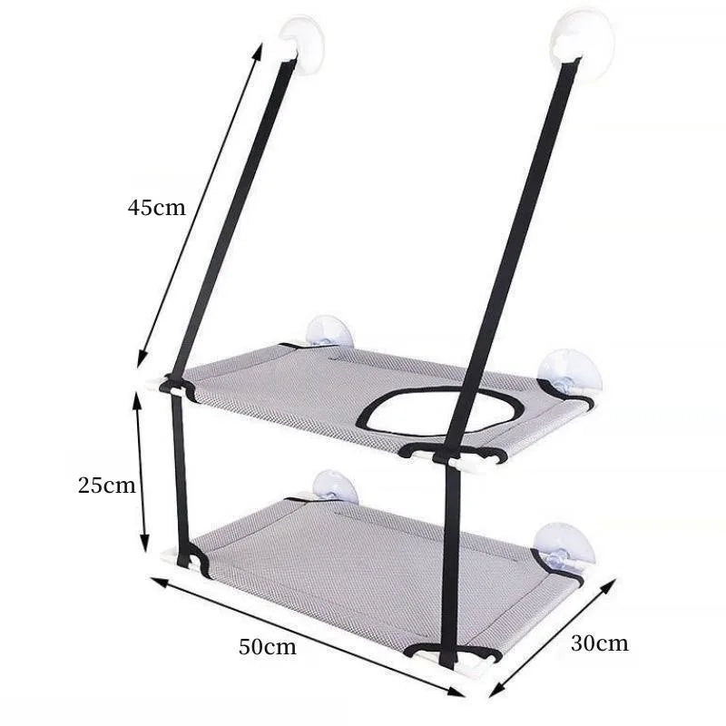 Double-Layer Cat Window Hammock