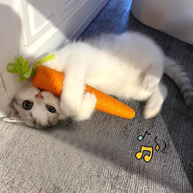 Cat Carrot Chew Toy - Cidero & Co.