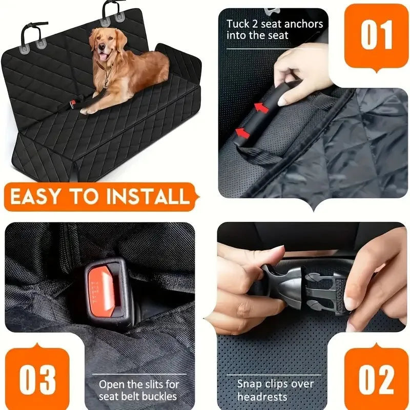 Waterproof Dog Car Seat Cover